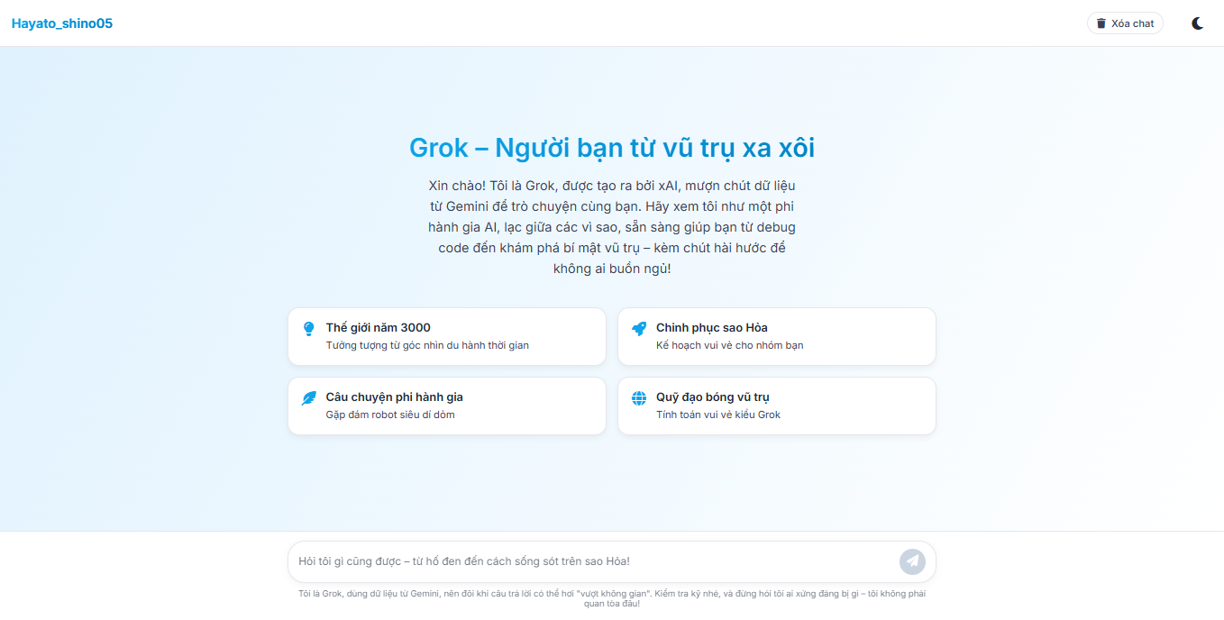 Grok3 Demo